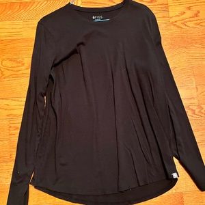 Figs Black Super Soft - Longsleeve Underscrub M